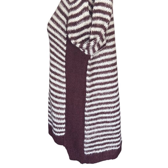 Another Story Striped Round Neck Long Sleeve Pullover Sweater Women's Sz M - Picture 4 of 8